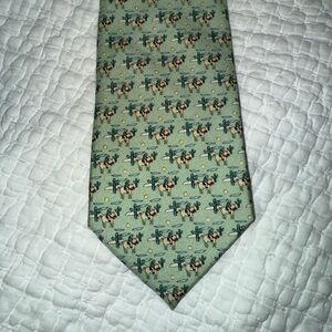Vineyard Vines Green and Blue Patterned Tie